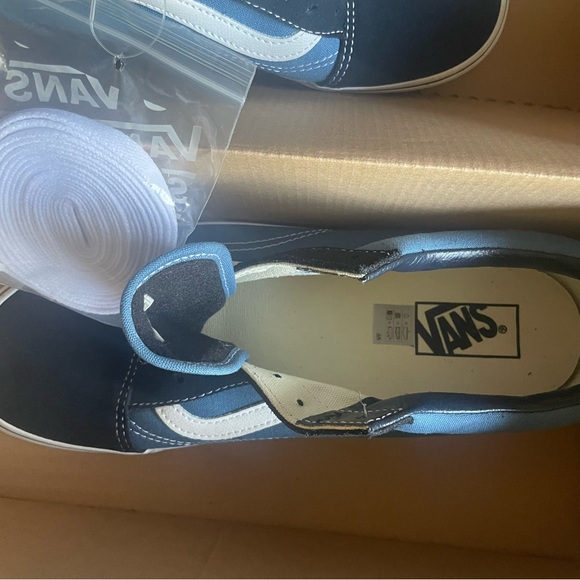 Vans Old Skool Shoe Navy Blue - Picture 6 of 6